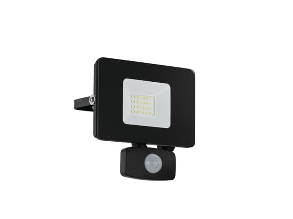 EGLO FAEDO 3 20W utomhus LED strålkastare med sensor - Svart