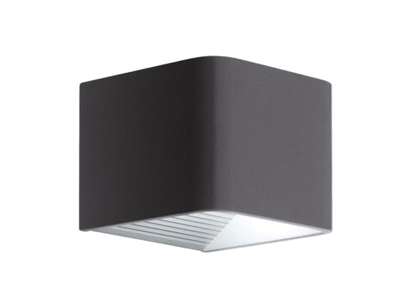 EGLO 98269, Vegglys, Antrasitt, Aluminium, IP44, Fasade, I Antrasitt