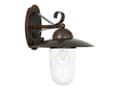Miniatyrbilde 1 av 5: Eglo Milton - Vegglampe - 1 sokkel - E27 - blank, antikkbrun