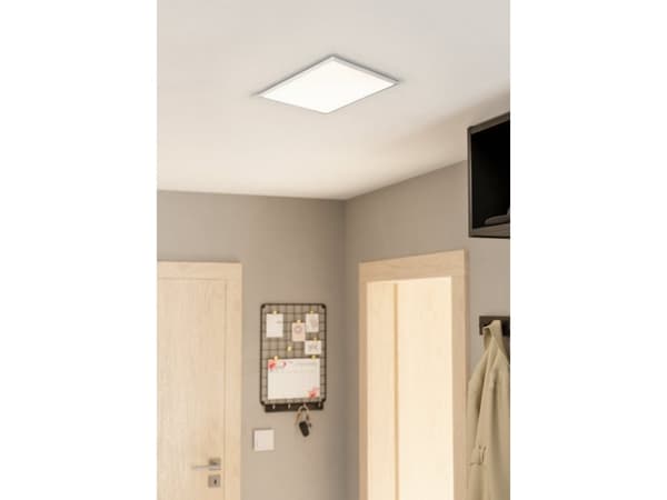 EGLO Competa 1, LED, Glödlampan/-lamporna kan inte bytas ut, 3000 K, 2500 LM, IP20, Silver, Transparent, Vit