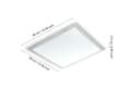 Miniatyrbild 5 av 5: EGLO Competa 1, LED, Glödlampan/-lamporna kan inte bytas ut, 3000 K, 2500 LM, IP20, Silver, Transparent, Vit