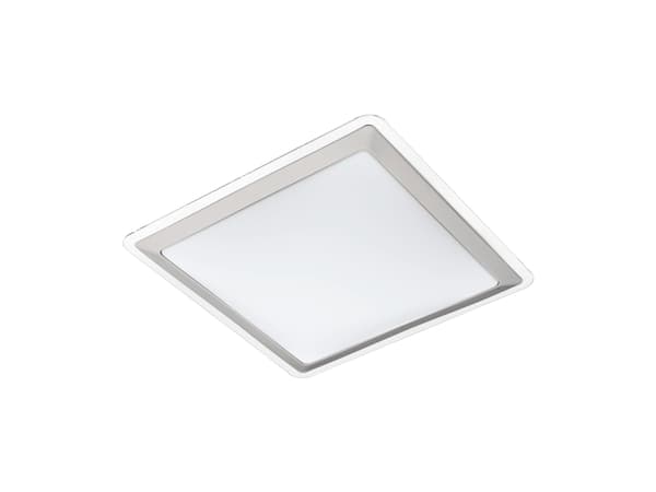 EGLO Competa 1, LED, Glödlampan/-lamporna kan inte bytas ut, 3000 K, 2500 LM, IP20, Silver, Transparent, Vit