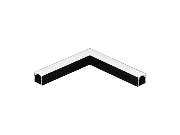 EGLO Surface Profile 2, Modulær profil, Sort, Aluminium, Tak, 40 g, 110 mm