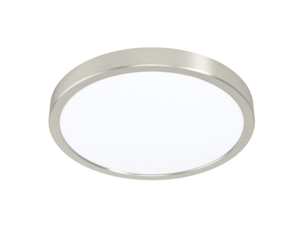 EGLO Fueva 5, 1 ampuller, LED, IP20, Satin Stål, Hvit Satin Stål, Hvit