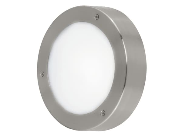 EGLO VENTO 2, Vegg/taklys, Rustfritt stål, Plast, Rustfritt stål, IP44, I, Hvit