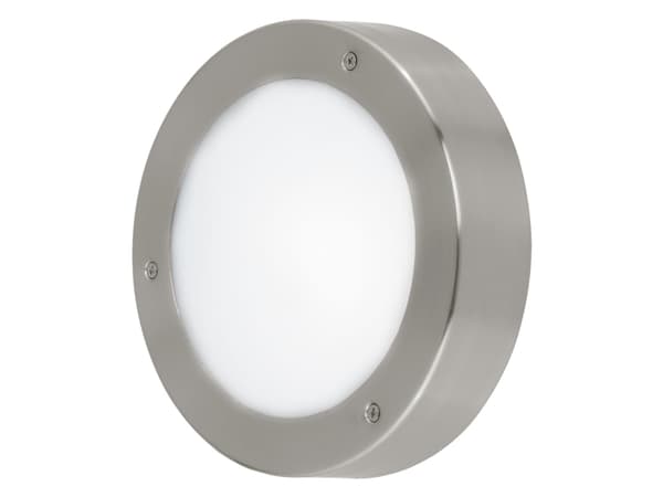 EGLO VENTO 2, Vegg/taklys, Rustfritt stål, Plast, Rustfritt stål, IP44, I, Hvit Rustfritt stål