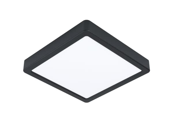 EGLO Fueva 5, LED, 3000 K, 2000 lm, IP20, Sort, Hvit