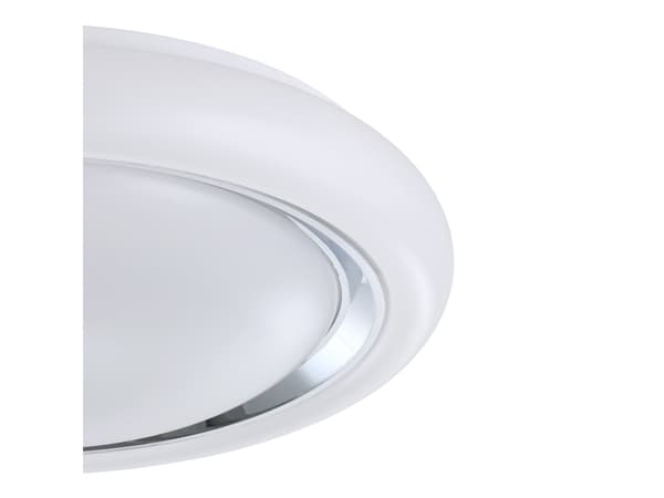 EGLO Capasso, LED, Ei vaihdettavissa oleva hehkulamppu, 3000 K, 2100 lm, IP20, Kromi, Valkoinen