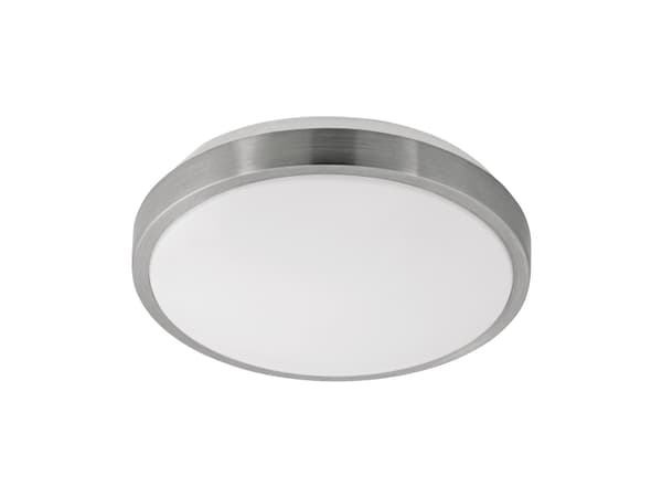 EGLO Competa 1, LED, Ikke-utskiftbare pærer, 3000 K, 2400 lm, IP20, Nickel, Hvit Nickel, Hvit
