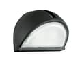 Miniatyrbilde 2 av 5: EGLO ONJA, Vegglys, Sort, Aluminium, Glass, IP44, Inngang, I