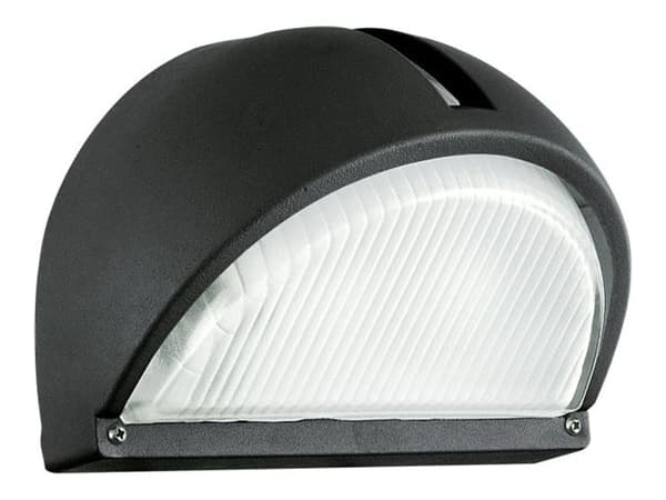 EGLO ONJA, Vegglys, Sort, Aluminium, Glass, IP44, Inngang, I Sort