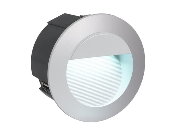 EGLO ZIMBA-LED, Spottivalaistus ulkotiloihin, Hopea, Valettu alumiini, IP65, II, Hopea