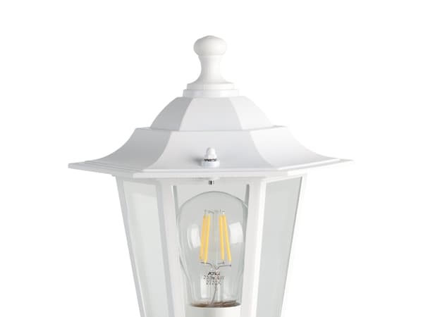 EGLO LATERNA 5, Utomhus pelar-/stolpbelysning, Vit, Glas, IP44, I, Transparent