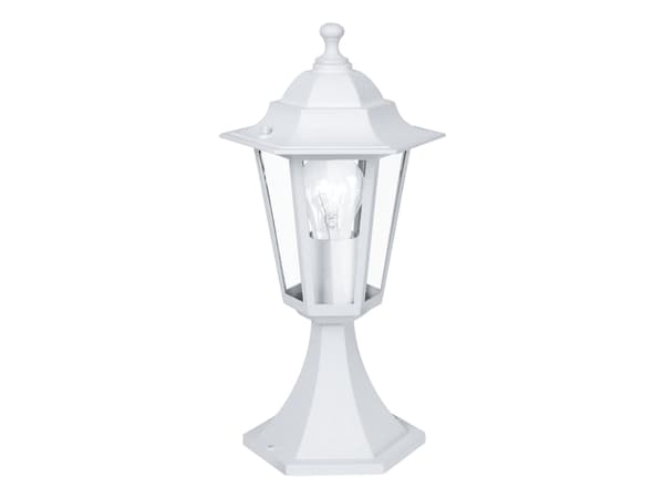 EGLO LATERNA 5, Utomhus pelar-/stolpbelysning, Vit, Glas, IP44, I, Transparent