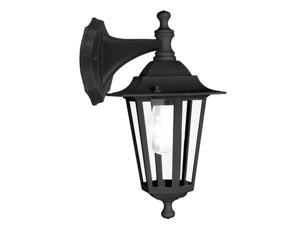 EGLO LATERNA 4 utendørs nedovervendt vegglampe - Sort
