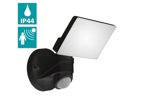 EGLO PAGINO UTENDØRS VEGG SENSOR IP44 2300LM SORT