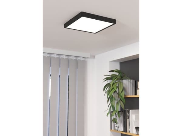 EGLO Fueva 5, LED, 2400 lm, IP44, Sort, Hvit