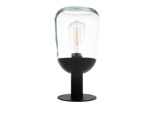 EGLO Donatori, Utomhus pelar-/stolpbelysning, Svart, Gjuten aluminium, IP44, I, Golvmontering Svart