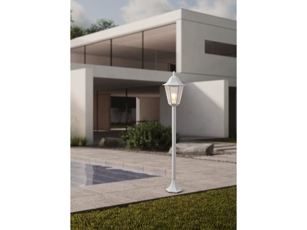 Eglo Navedo - Gulvlampe - 1 sokkel - E27 - hvit, blank