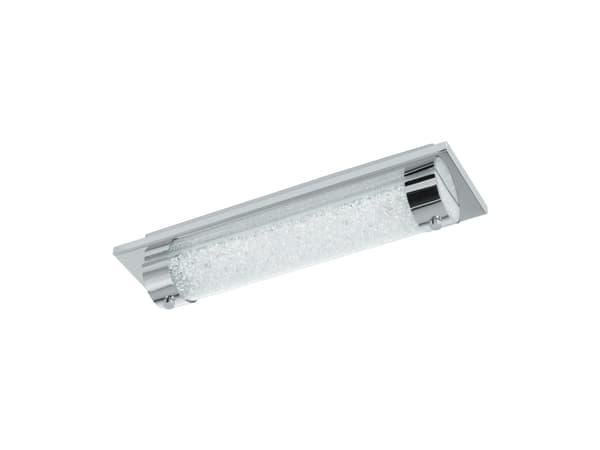 EGLO Tolorico, LED, Ikke-utskiftbare pærer, 4000 K, 1100 lm, IP44, Kromfarget, Gjennomsiktig Kromfarget, Gjennomsiktig