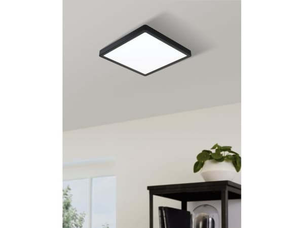 EGLO Fueva 5, LED, IP20, Sort, Hvit