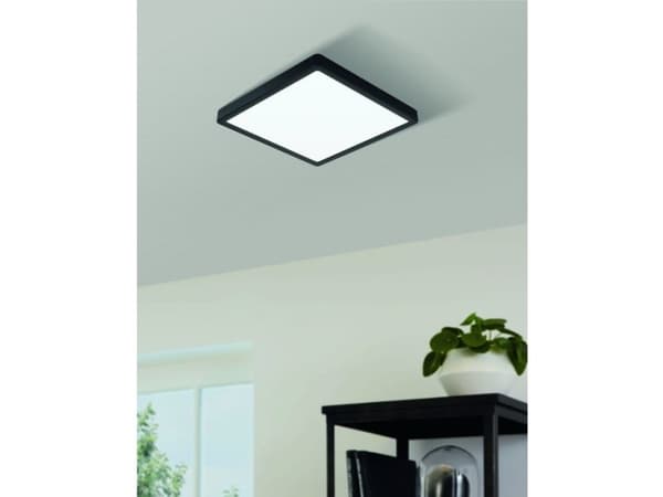 EGLO Fueva 5, LED, IP20, Sort, Hvit
