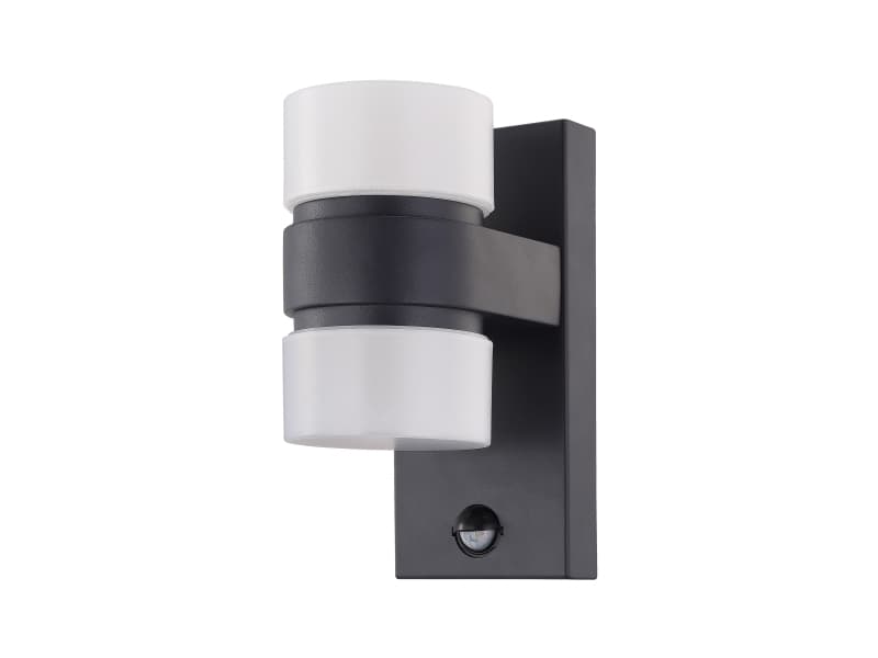 EGLO ATOLLARI, Väggbelysning för utomhusbruk, Antracit, Plast, IP44, I, Vit