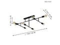 Miniatyrbilde 4 av 5: EGLO BELSIANA LOFT 8L L1180 SORT