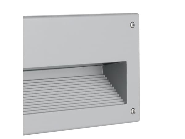 EGLO ZIMBA, Väggbelysning för utomhusbruk, Silver, Gjuten aluminium, Glas, IP44, Entré, Garage, Trädgård, Terass, I