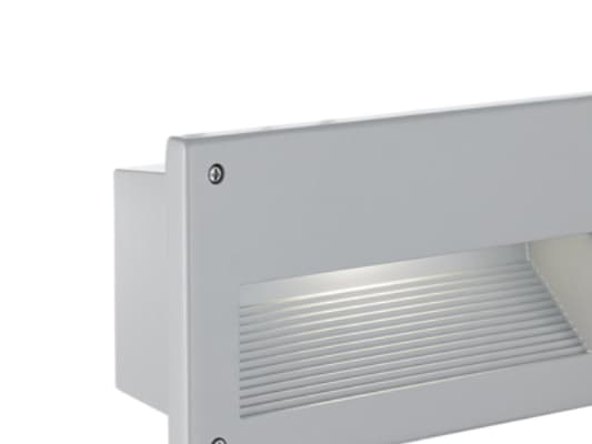 EGLO ZIMBA, Väggbelysning för utomhusbruk, Silver, Gjuten aluminium, Glas, IP44, Entré, Garage, Trädgård, Terass, I