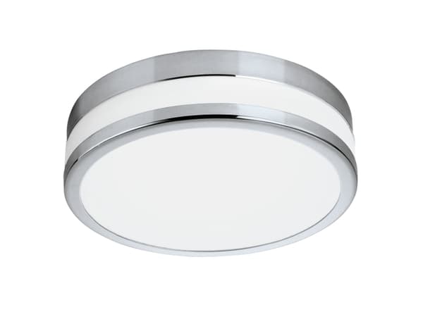 EGLO Led Palermo, Ei vaihdettavissa oleva hehkulamppu, 3000 K, 950 lm, IP44, Kromi, Valkoinen