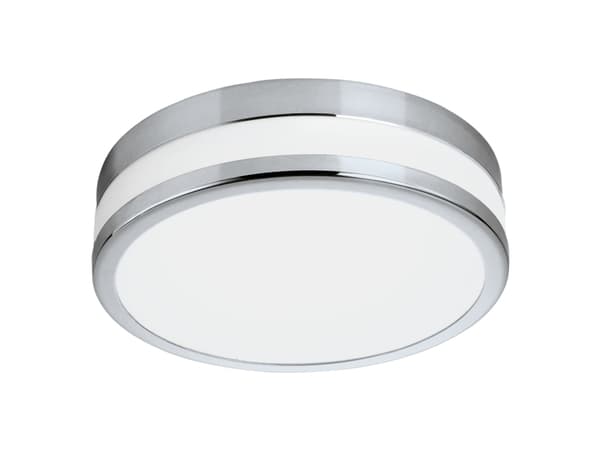 EGLO Led Palermo, Ei vaihdettavissa oleva hehkulamppu, 3000 K, 950 lm, IP44, Kromi, Valkoinen Kromi, Valkoinen
