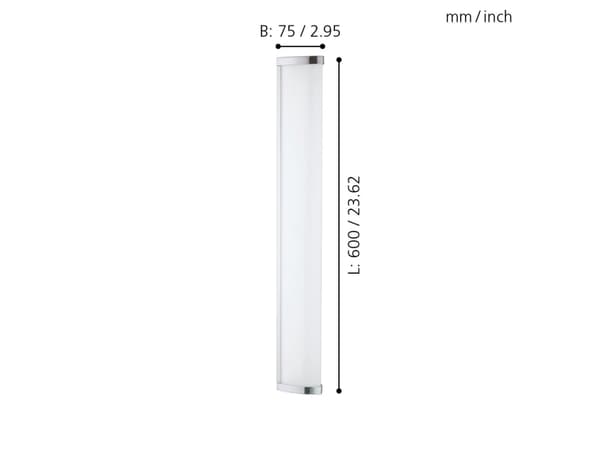 EGLO GITA 2 BAD 1700LM 4000K L600 IP44 KROM