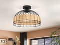 Miniatyrbild 3 av 5: EGLO Anwick, LED, E27, IP20, Svart, Brun