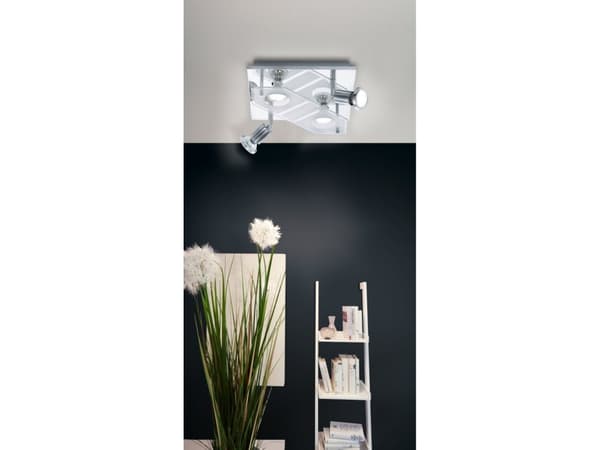 EGLO CABO LOFT 4L KROM/KLAR KROM/KLAR