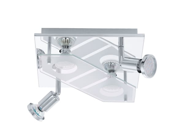 EGLO CABO LOFT 4L KROM/KLAR