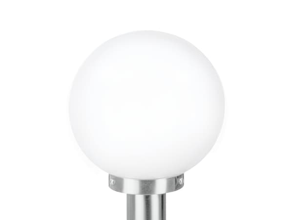 Eglo Nisia - Gulvlampe - 1 sokkel - E27 - rustfritt stål, hvit