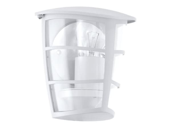 Eglo Aloria - Vegglampe - 1 sokkel - E27 - hvit, blank Hvit