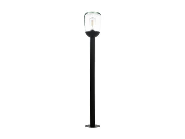 EGLO Donatori, Gulvlys, Sort, Aluminium, IP44, I, Gulvmontering Sort