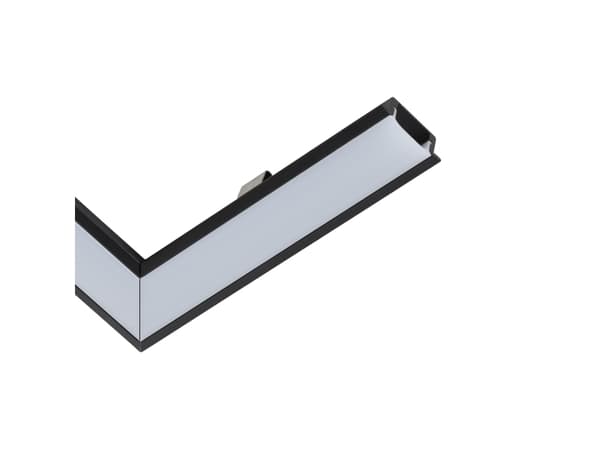 EGLO 98986, Väggmonterat hörnfäste, Vägg, Svart, Gjuten aluminium, 0,3 g