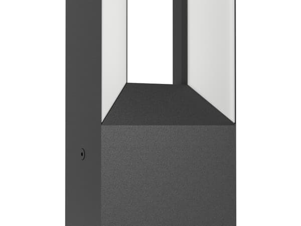 EGLO Riforano, Gulvlys, Sort, Hvit, Aluminium, Plast, IP54, Hage, Gate, I