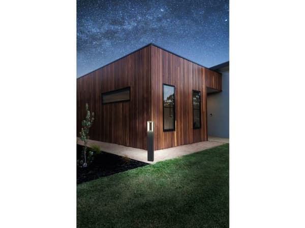 EGLO Riforano, Gulvlys, Sort, Hvit, Aluminium, Plast, IP54, Hage, Gate, I