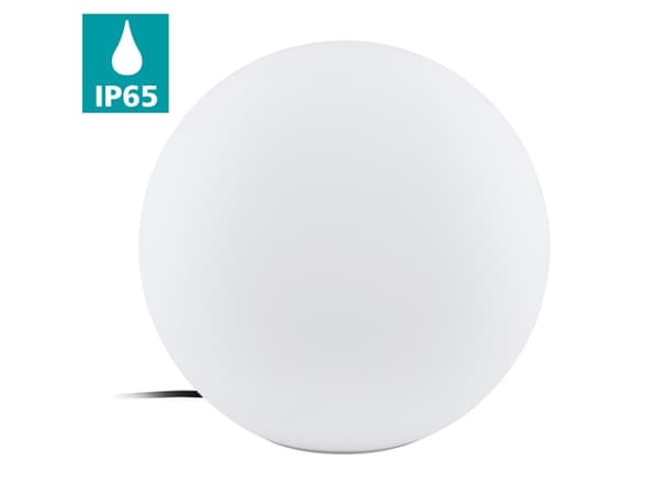 EGLO 98102, Gulvlys, Hvit, Plast, IP65, Hage, II