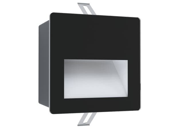EGLO 99574 - Aracena, Innsunket spotlight, 1 ampuller, LED, 3,7 W, 4000 K, Sort, Hvit