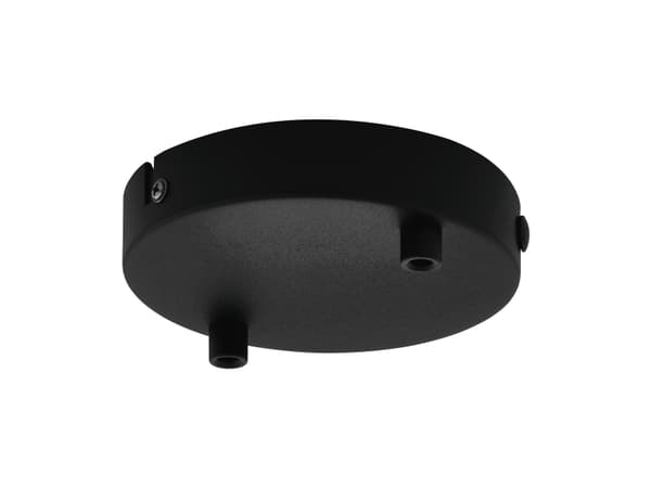 EGLO BALDAKIN med 2 udtag i sort med en diameter på 13 cm
