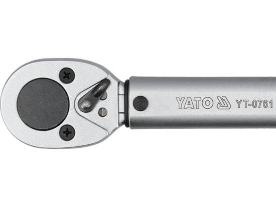 Yato YT-0761, Momentnyckel med klick, Nm, Mekanisk, 1/2", 12.5 mm, 40 - 210 nm