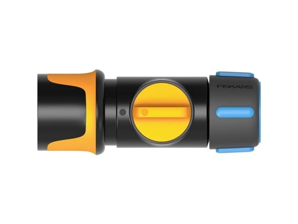 Fiskars 1027086, Slanganslutning, 1/2", Svart, Blå, Orange