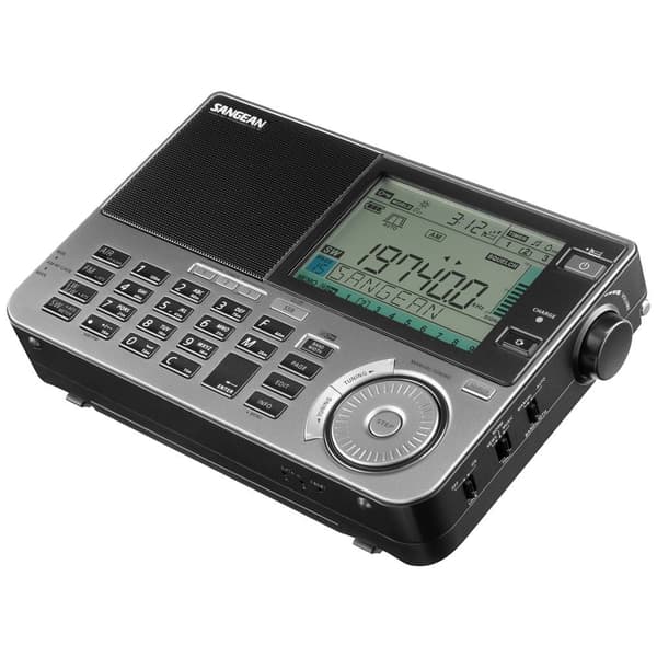 Världsmottagare Sangean ATS-909X2 FM, LF, AM Väckningsfunktion Svart