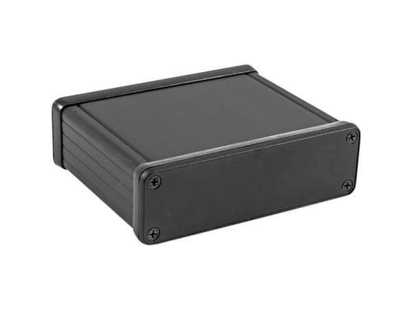 Hammond Electronics Hammond Electronics 1455L802BK Universal Cabinet 80 x 103 x 31 Alumiinista suulakepuristettu musta (anodisoitu) 1 kpl