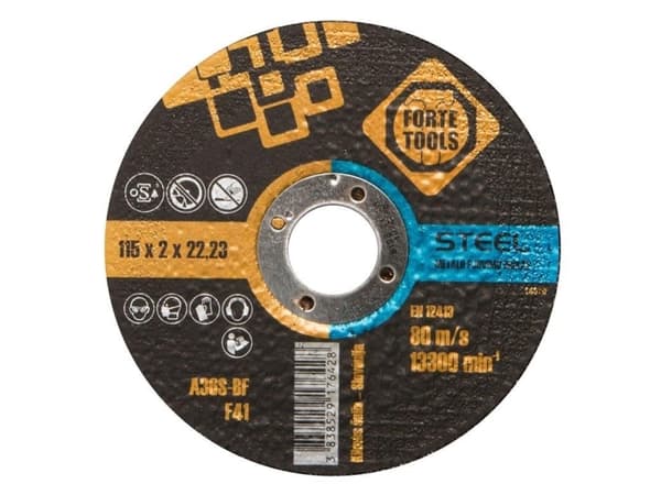 Forte_Tools Cutting Disc115x2.0X22.23 Mm Forte Tool